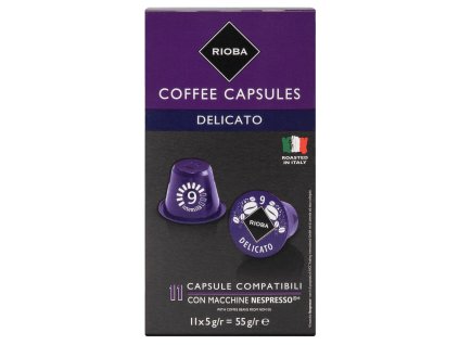 RIOBA Espresso Delicato káva 52 g kapsle