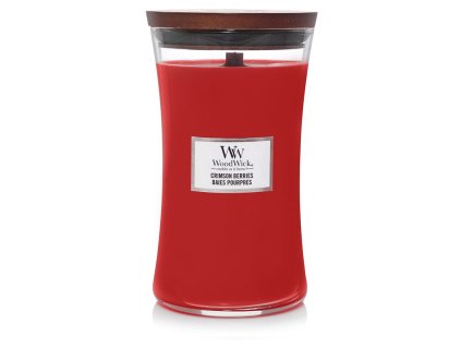 WoodWick Vase „Crimson Berries“, groß