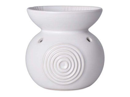 Aromalampe aus Keramik, weiß, 106 x 112 mm