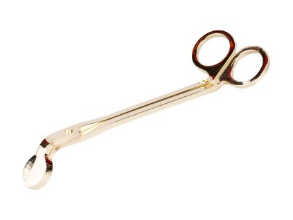 Dochtschere aus Edelstahl, Gold