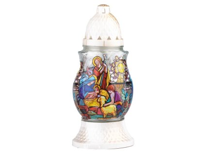 Friedhofsglas, 24 cm, Pfand 80 g, 24 Std., Bethlehem