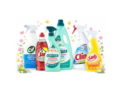 úklidové prostředky