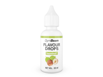 flavor drops hazelnut 30 ml gymbeam 1