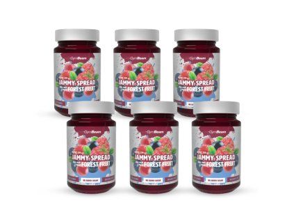 jammy spread forest fruit 6x220 g gymbeam