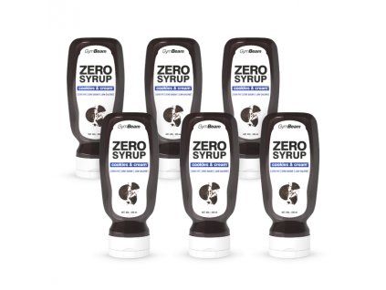 zero syrup cookies cream gymbeam 6 x 320 ml