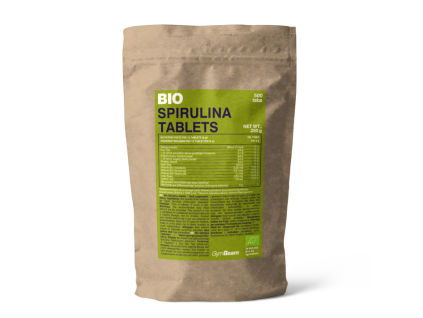 bio spirulina tablets 500 tabs 250 g gymbeam