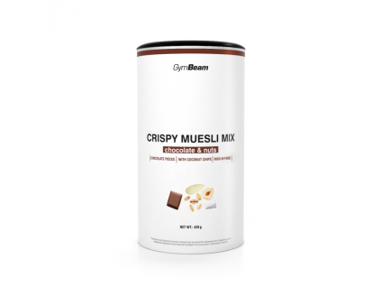 crispy muesli mix chocolate nuts 420 g gymbeam