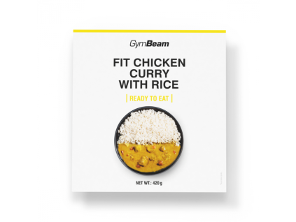 fit chicken curry with rice rte 420 g gymbeam