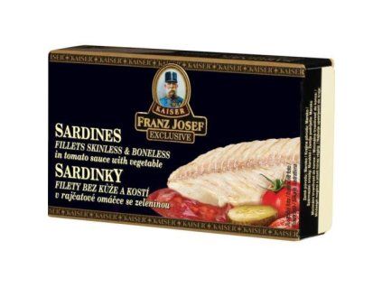 FJK Sardinenfilets in Tomatensauce mit Gemüse 90 g