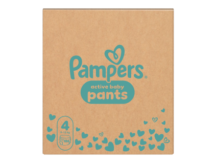 Pampers Active Pants MB S4 186 Stück - LKW