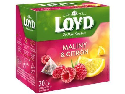 Loyd Tea Himbeerpyramide + Zitrone 40 g