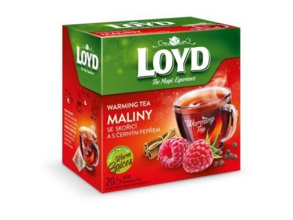 Loyd Wärmender Pyramidentee Himbeere + Zimt + schwarzer Pfeffer 40 g