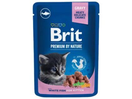 Brit Premium Beutel Weißfisch für Kätzchen 100g