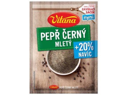 Vitana Spices gemahlener schwarzer Pfeffer 20 g