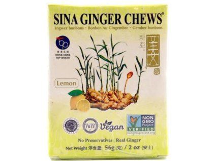SINA Ingwerbonbons mit Zitronengeschmack 56 g