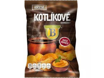 Kartoffelchips mit Senfgeschmack, 120 g