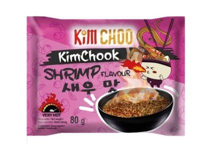Kimchoo Instantnudeln 80g, extra scharfer Garnelengeschmack