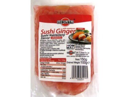 Miyata Sushi eingelegter Ingwer rosa 150g