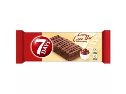 7Days Kakaokuchenriegel mit Kakaofüllung /16/ 30g