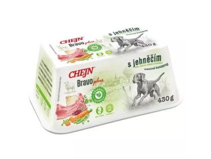 Chejn Bravo Plus Lammfleischkonserve mit Gemüse und Preiselbeeren 430 g