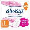 Always Einlagen (40 Stück/Folie) Ultra Sensitive