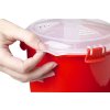 Sistema Mikrowellen-Reiskocher 2,6 l, rot