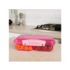 Sistema Lunch Small Split 2-Fächer-Lunchbox 350 ml, rosa