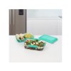Sistema Divided Lunchbox To Go LunchStack Rechteck 1,8 l, grün