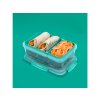 Sistema Divided wasserdichte Lebensmittelbox To Go STAX, 2,2 l, grün