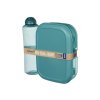 Sistema Ocean Bound Lunchbox-Set – Ribbon Lunchbox 1,1 l und Swift Trinkflasche 480 ml, grün