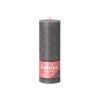 Bolsius Zylinderkerze Rustic Shine Stormy Grey 68x190mm