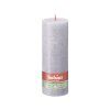 Bolsius Rustic Shine Zylinder 68×190 mm – Mattiertes Lavendel (lila)