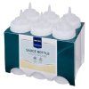 METRO PROFESSIONAL Transparente PE-Dosierflasche 260 ml 6 Stück