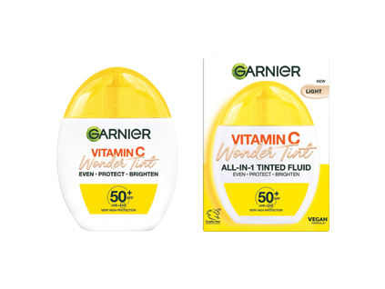 Garnier toning fluid 40ml Vit C Light SPF50