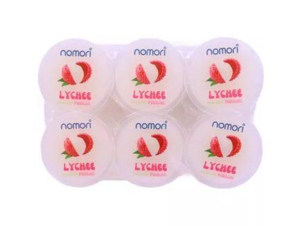 NOMORI lycheepudding met nata de coco 72g
