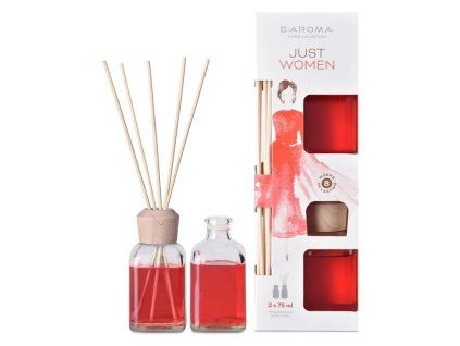 Diffuser D-Aroma Just Women + geurstokjes 2x75ml