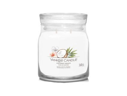 YANKEE CANDLE COCONUT BEACH SIGNATURE MEDIUM