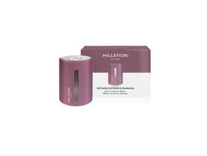 Millefiori elektrische diffuser met vervangbare kap/lila kleur