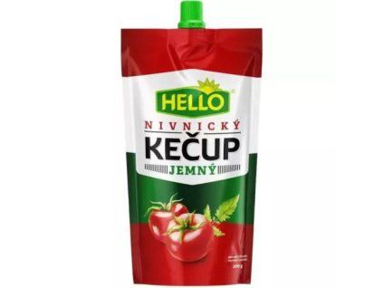 HELLO milde ketchup zakje van 200 g