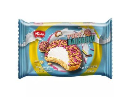 Mindy marshmallow puff regenboog 120g