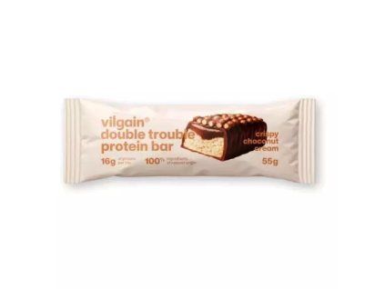 Vilgain Proteinreep Double Trouble Crispy Chocolate Cream 55g