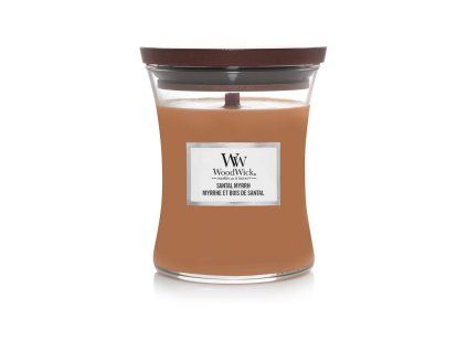Woodwick Santal Myrrh vaas medium
