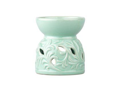 Aromalamp keramisch groen wit 85x100mm mix