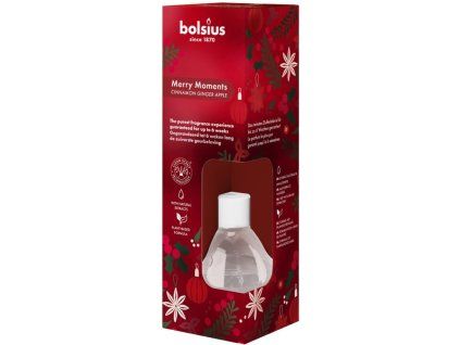 Bolsius Diffuser geurstokjes 60 ml True Glow Merry Moments