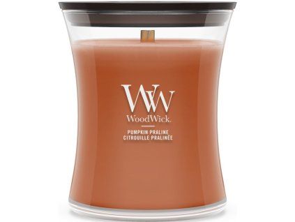 Woodwick Pumpkin Praline kaars medium