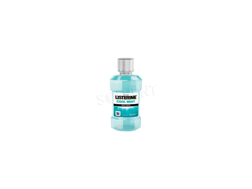 Listerine UV 80ml Мек аромат за свежа мента