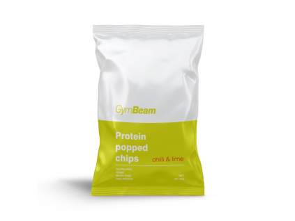 protein popped chips 40 g chilli lime gymbeam 1