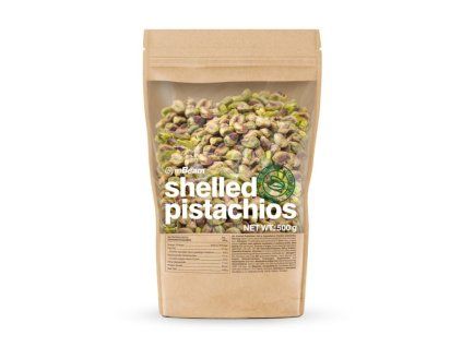 shelled pistachios 500g mockup
