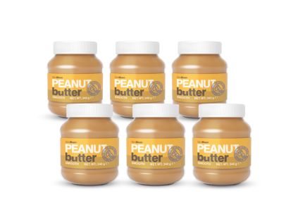 peanut butter smooth 6x340 g gymbeam