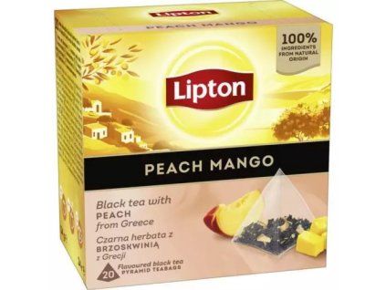 Lipton черна пирамида праскова манго @20x1.7g